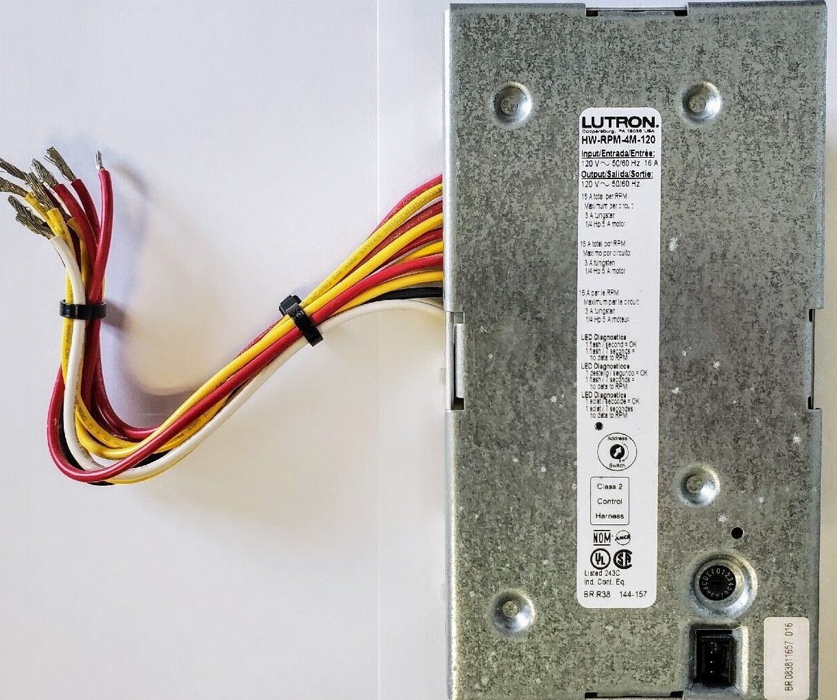 Lutron HW-RPM-4M-120 HOMEWORKS Motor Module – GREAT condition
