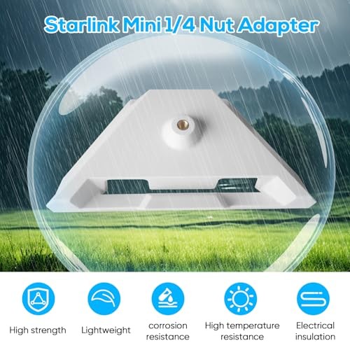 Starlink Mini 1/4 Nut Base – Adjustable Angle Magnetic Starlink Mini Mount