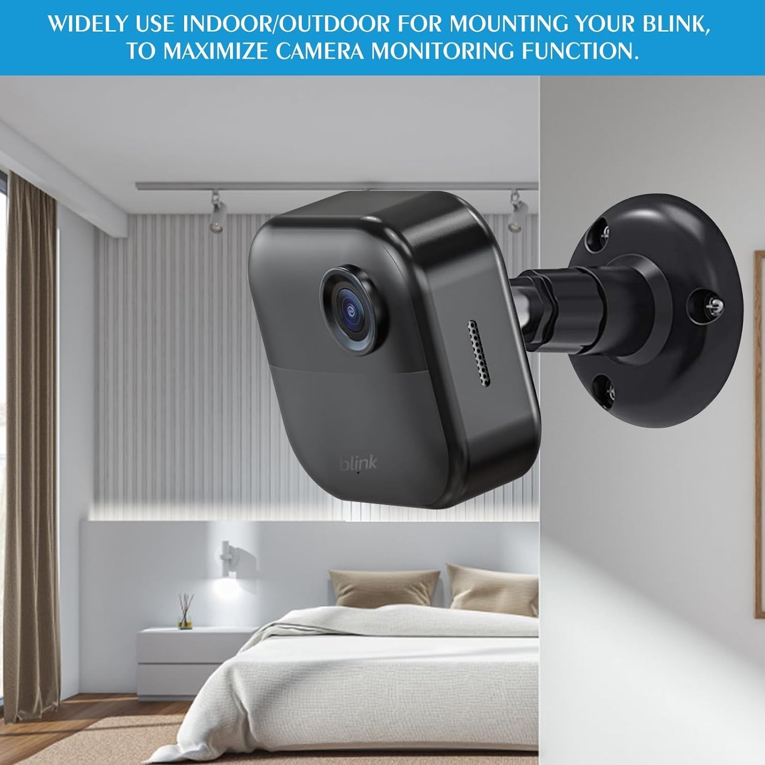 Blink Outdoor Camera Mount, 360 Degree Adjustable Indoor/Outdoor Wall Mount B…
