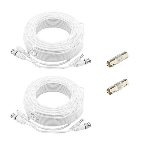 WHITE PREMIUM 200FT HIGH QUALITY BNC CABLES FOR SAMSUNG SDS-P5102, SDS-P5122