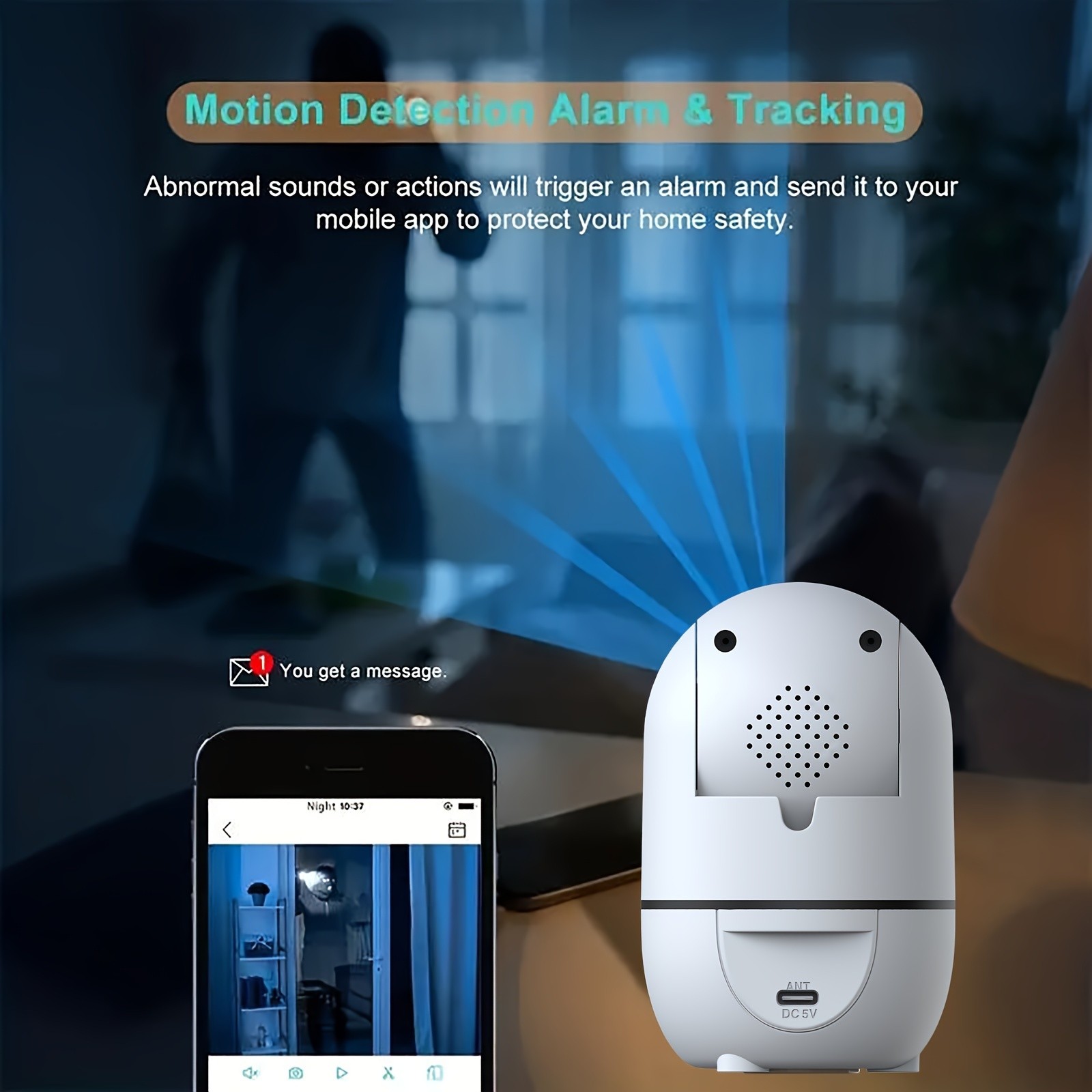 Essential Adaptable Stable Easy to Install 4PCS Indoor Wireless Security Cameras