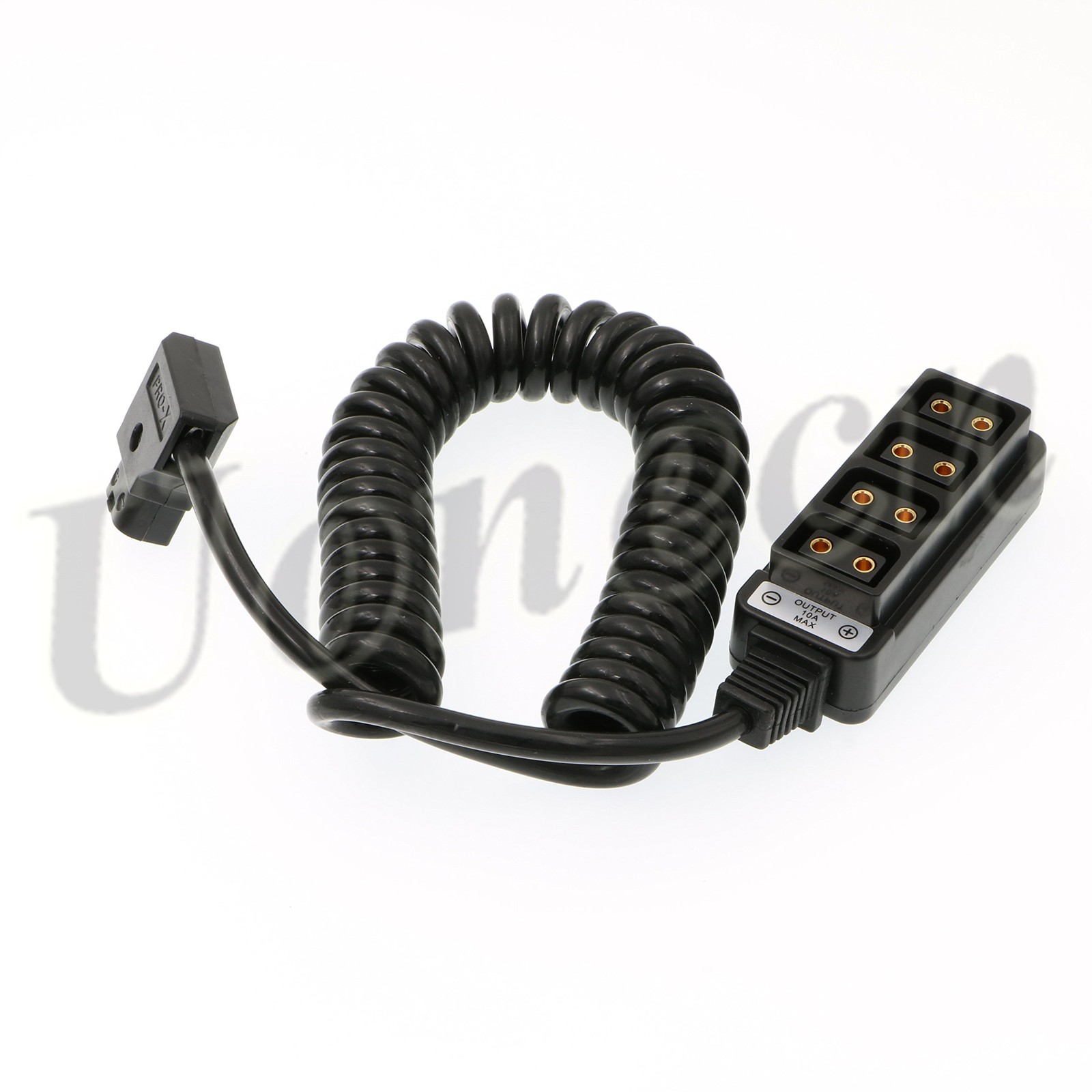Photography Power Coiled Cable D-tap B-Type Male to 4 Port D-Tap Female for A…