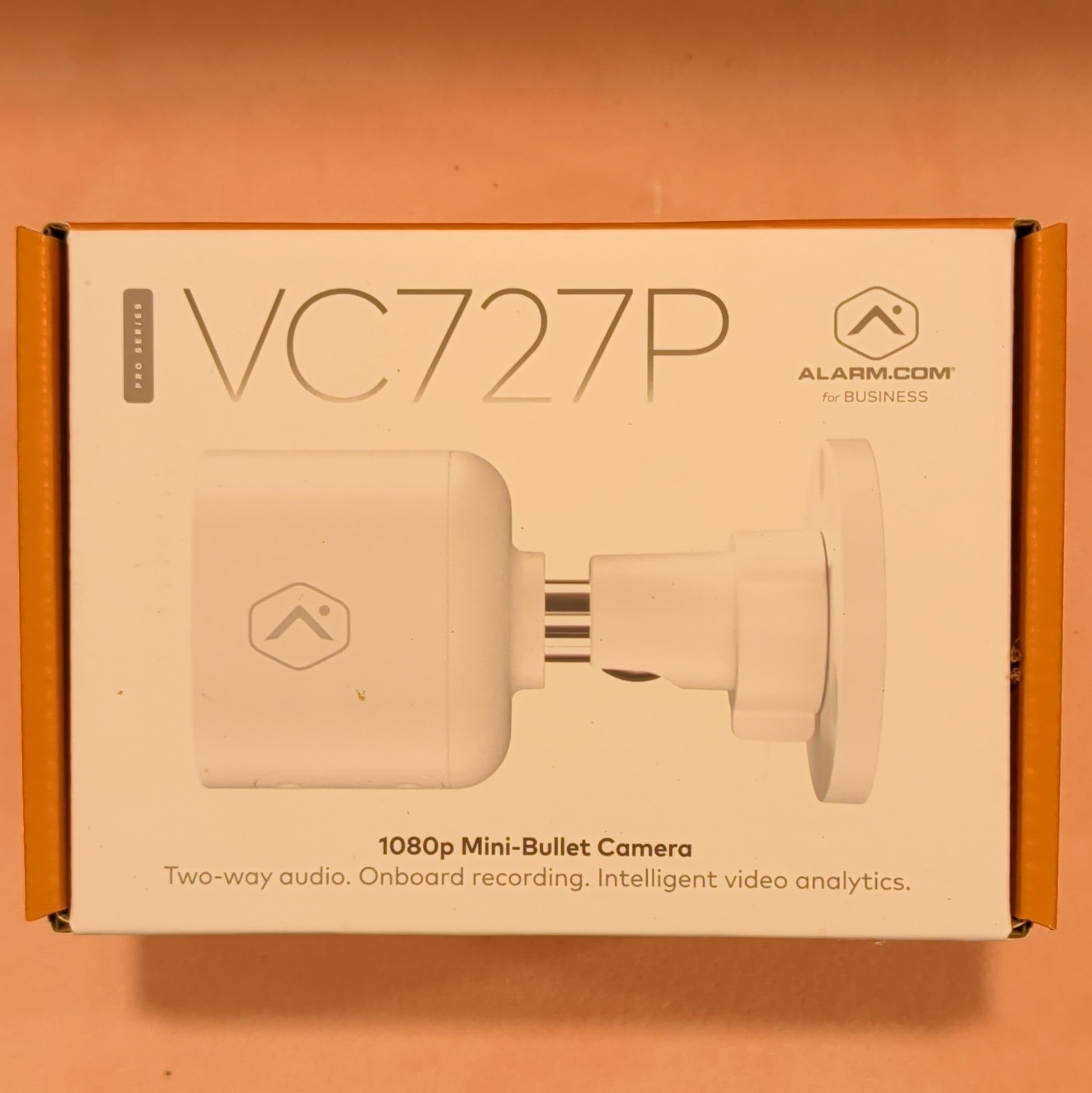 Alarm.com VC727P 1080p PoE IP Bullet Camera Night Vision 2-Way Audio microSD