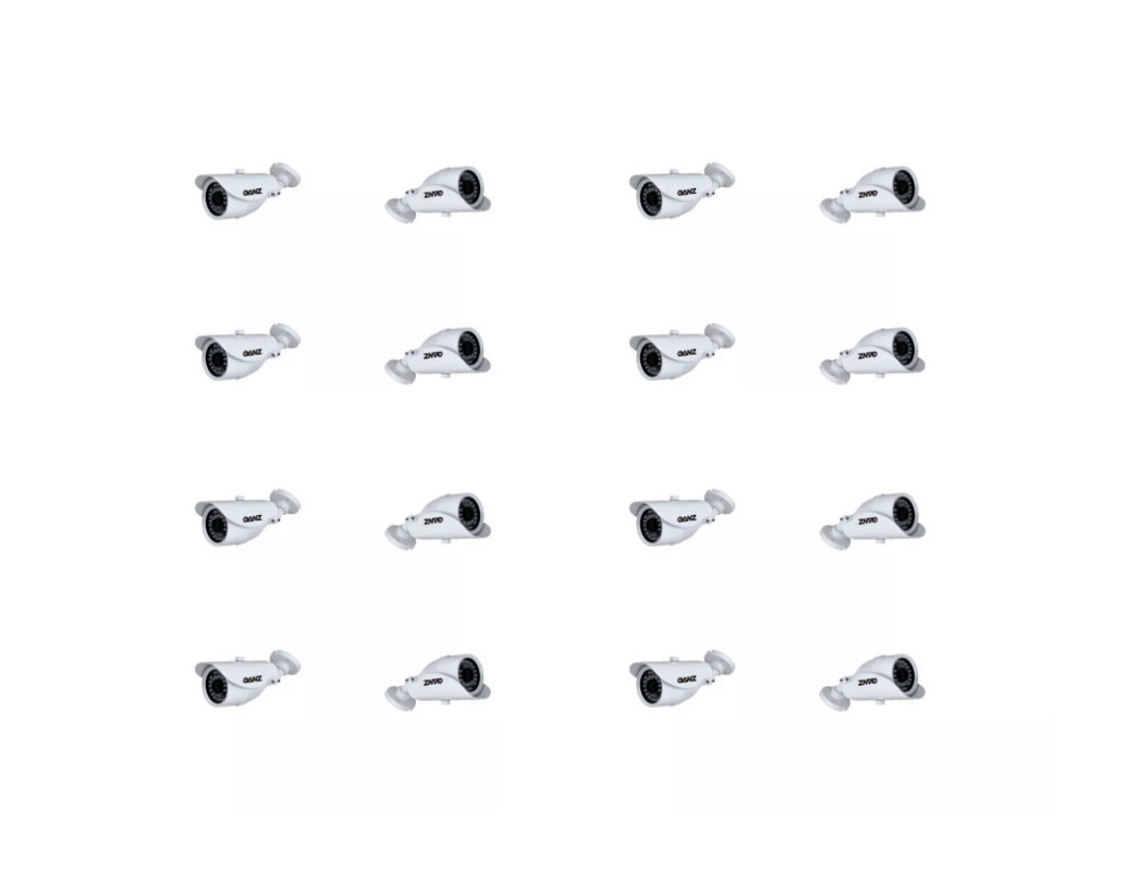 Ganz Z8-N4NFN4AN Lot 16-Camera AHD 1080P IR Bullet Camera 3.6mm – NEW – WARRANTY