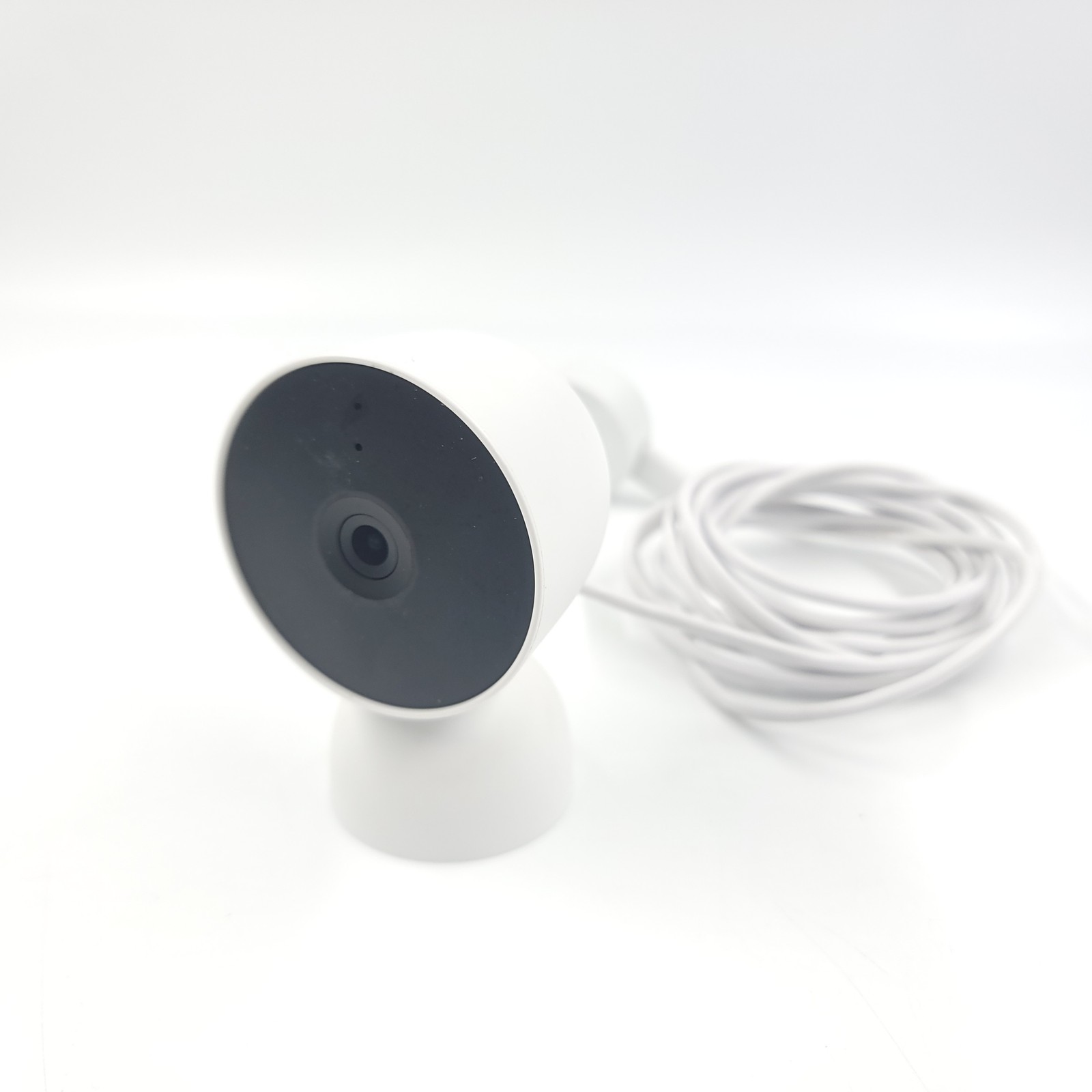 Google Nest GA01998-US Wired Indoor Security Camera – Snow w/ Mount, EXCELLENT