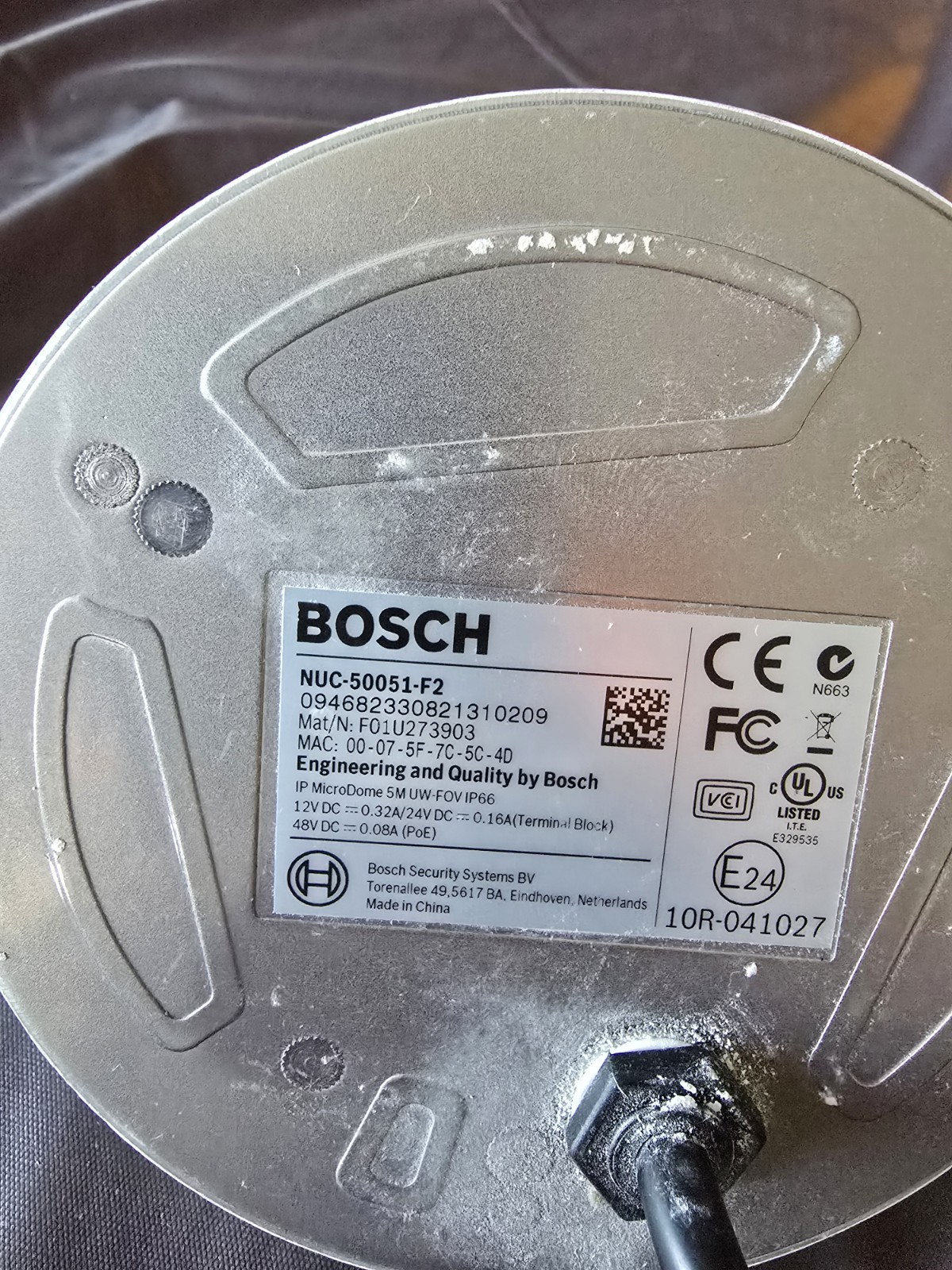 Bosch NUC-51022-F2 FLEXIDOME IP Micro 5000 HD Used