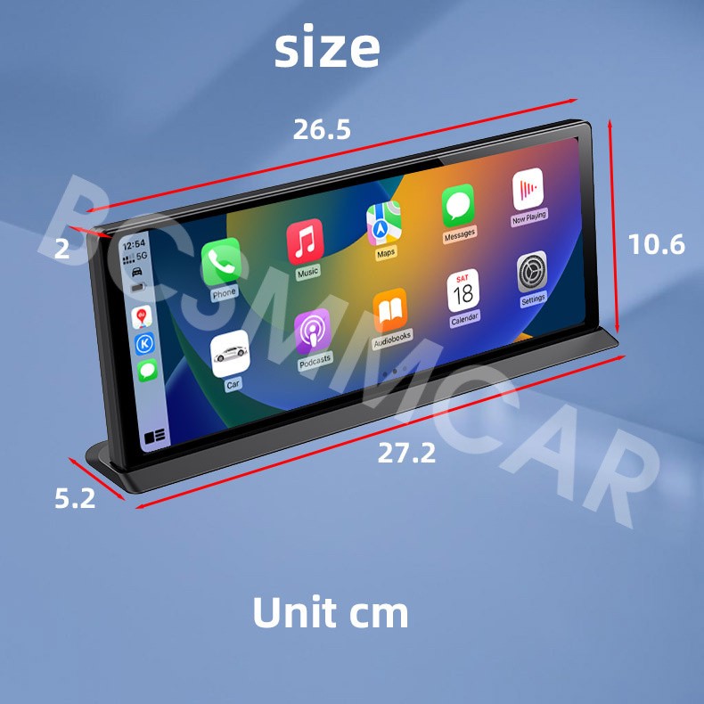 5K Dash Cam Car DVR Front Rear Camera Parking Monitor For Apple Carplay With Cam
