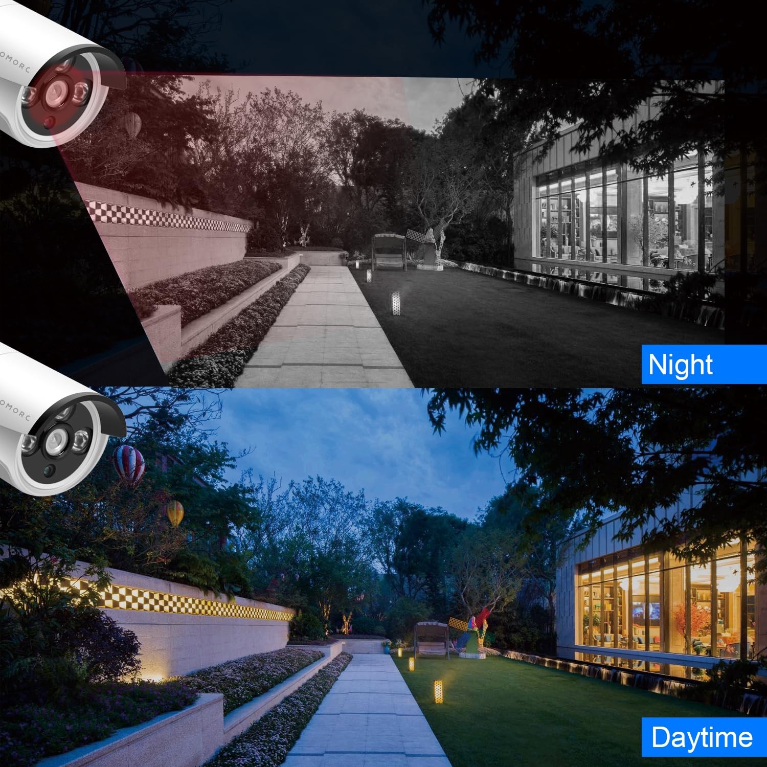 5MP Surveillance Bullet Weatherproof Outdoor Indoor 3.6mm Lens IR Cut Day&Nig…