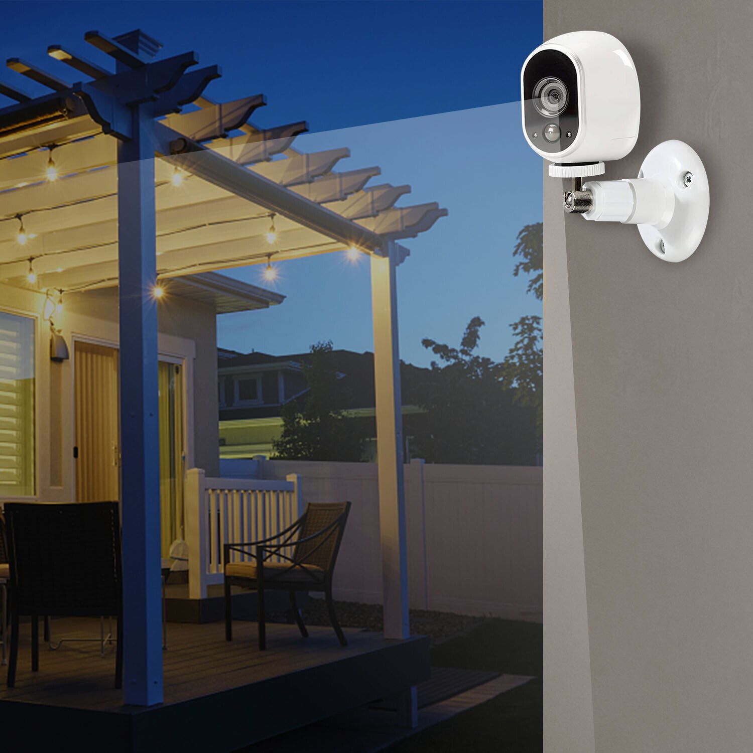 4PC 360° Adjustable Wall Mount for Arlo Pro 4/3/2, Arlo Ultra Eufy Cam 2C Camera