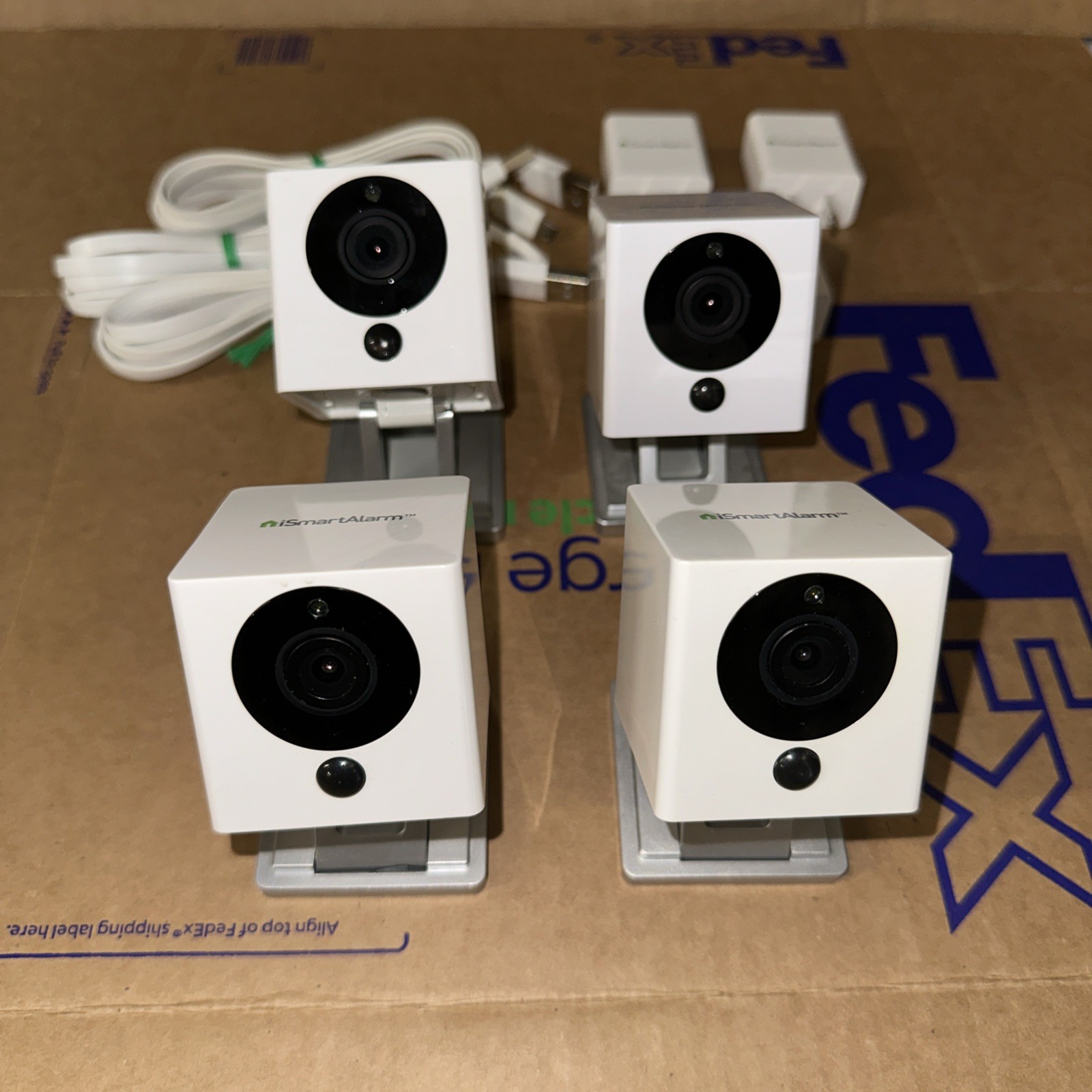 Lot Of 4 iSmart Alarm – Spot Indoor Wi-Fi Network Camera iSC5