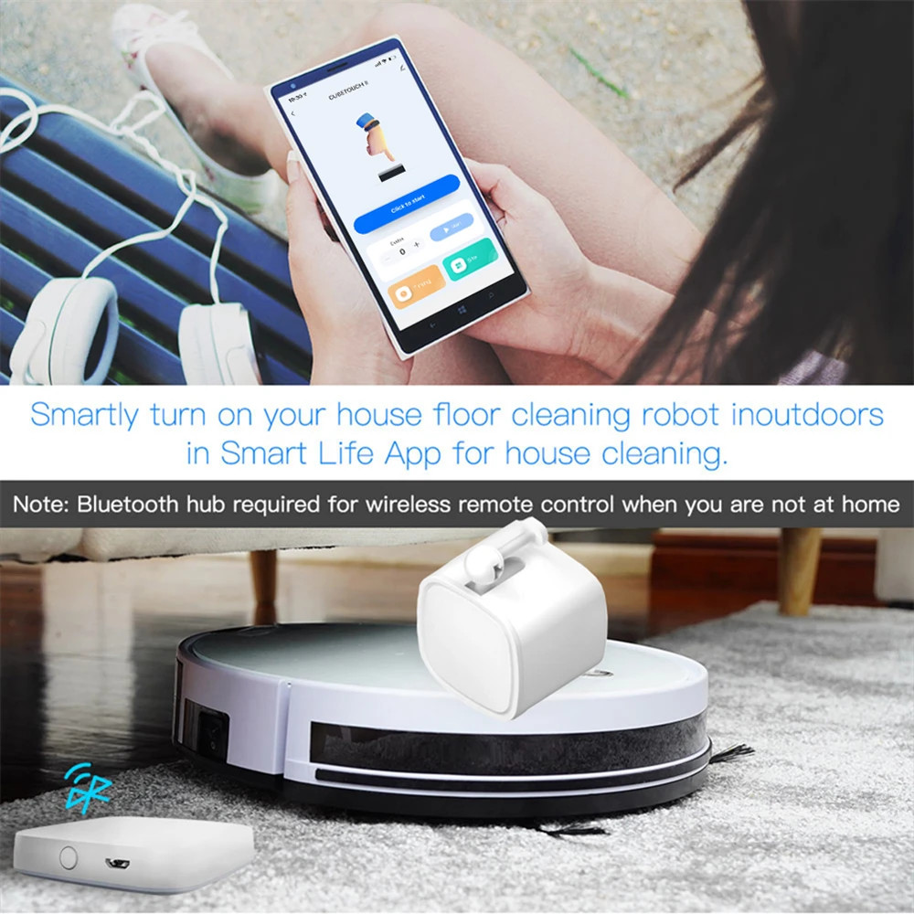 Tuya Bluetooth Finger Robot Switch Button Smart APP Fingerbot Wireless Bot Push