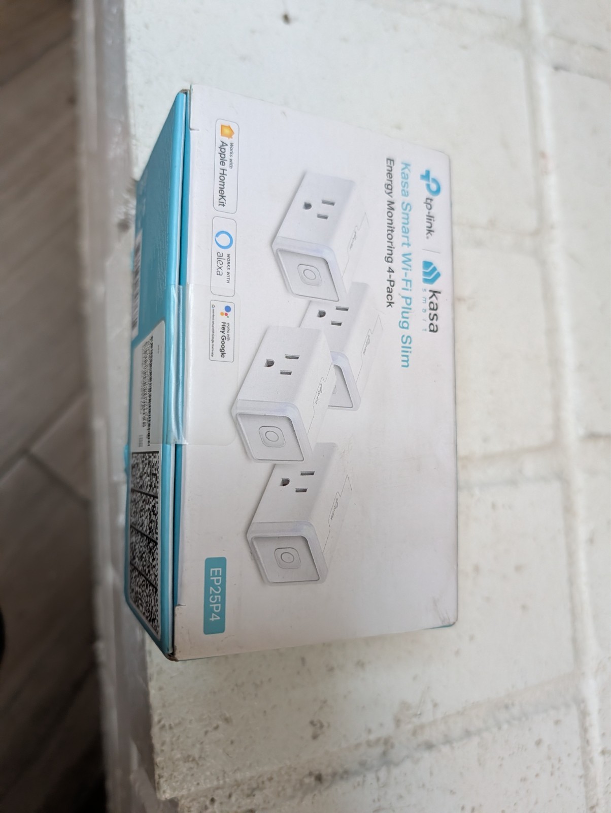 TP-Link Kasa Smart Wi-Fi Plug Slim Energy Monitoring EP25 4-Pack EP25P4 HomeKit