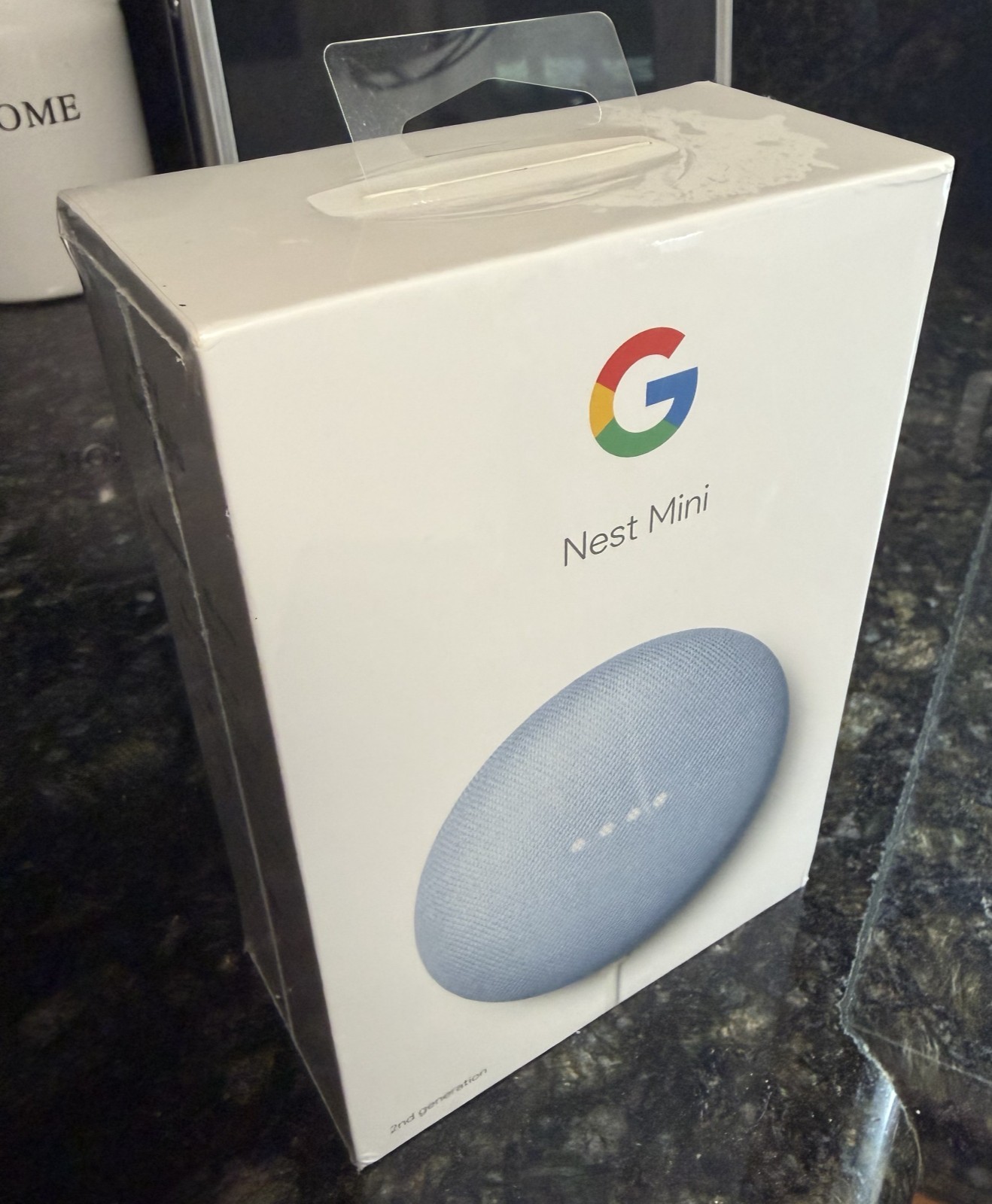 Google Nest Mini (2nd Generation) Smart Speaker Sky Blue – NEW SEALED