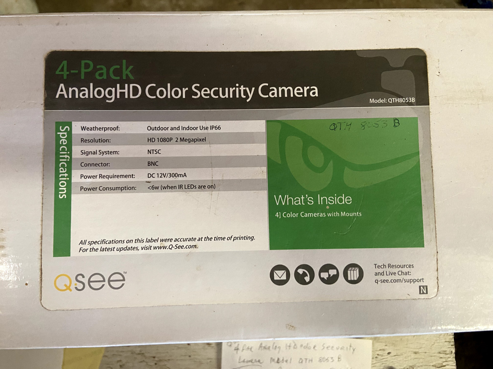 Q-See Camera bundle & security system (new, in box)