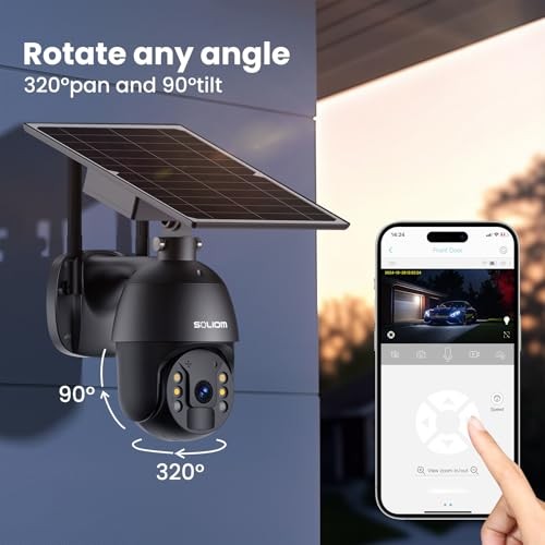 Soliom S600 4G LTE Solar Security Camera Outdoor 4G CCTV No Wiring Night Vision
