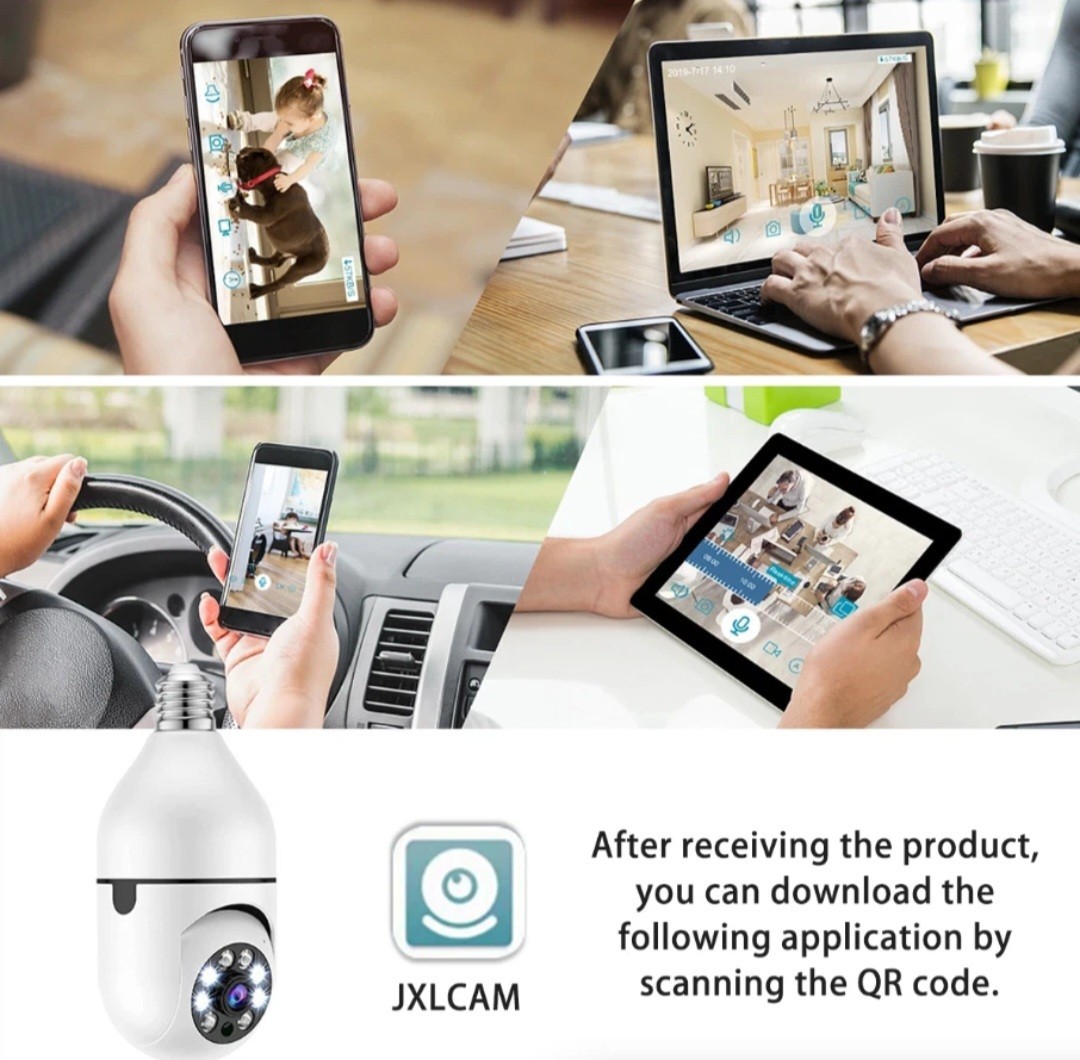 WiFi Smart Camera Pan And Tilt Night Vision HD video Wifi Two Way Audio Motion