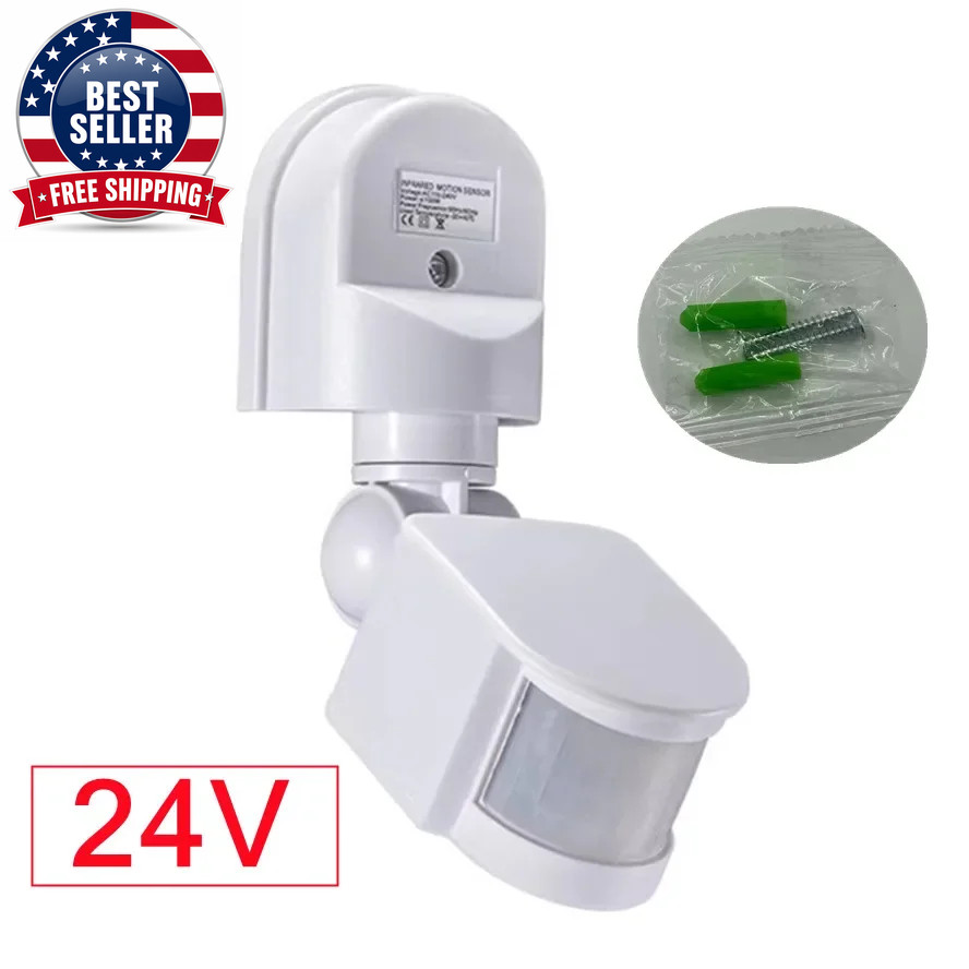 PIR Motion Sensor Switch 110V~265V LED Infrared PIR Motion Sensor Detector Wall