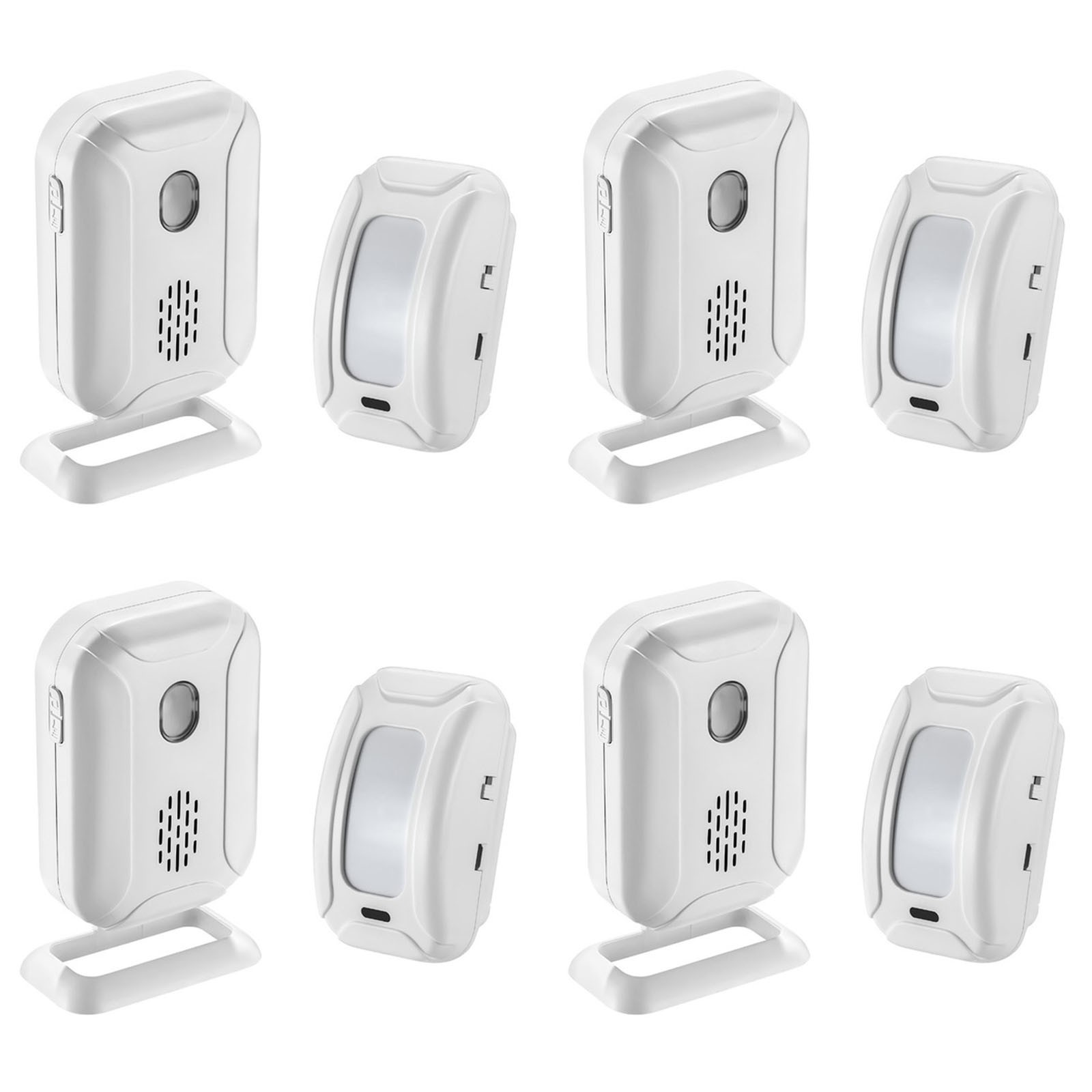 4 Sets Door Entry Doorbell PIR Motion Sensor Security Alarm Bell for Shop Home