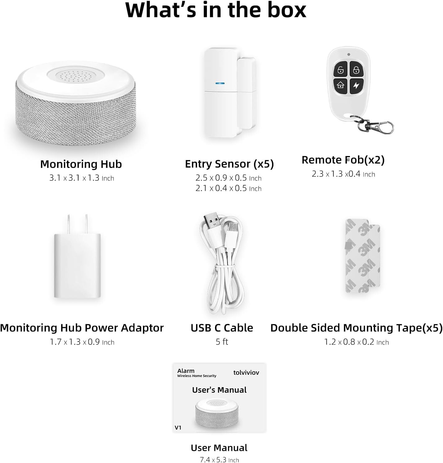 8pcs WiFi Door Alarm Wireless DIY Smart Home Security System Phone APP Alert