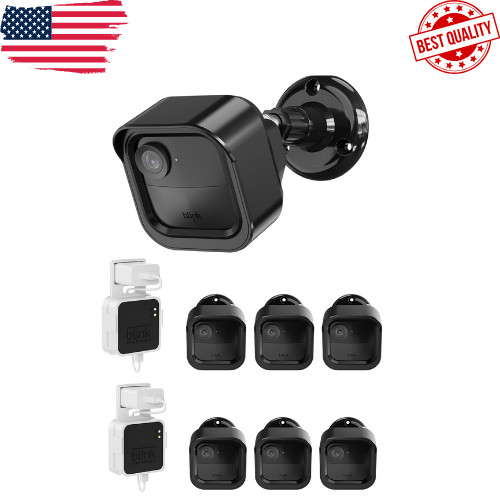 6 Pack All New Blink Outdoor & Indoor Wireless Home Security Camera System Mount