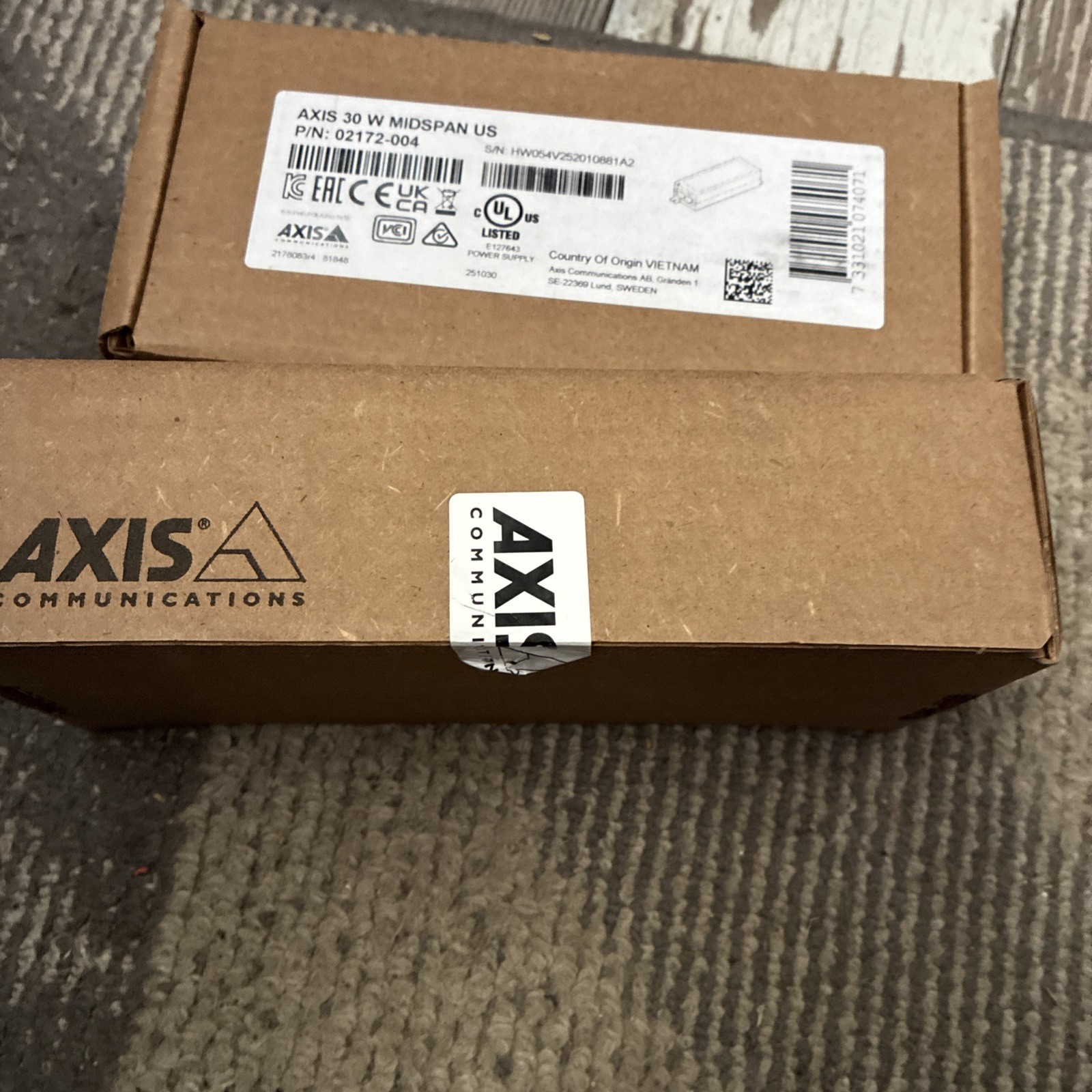 axis 30 w midspan us 02172-004