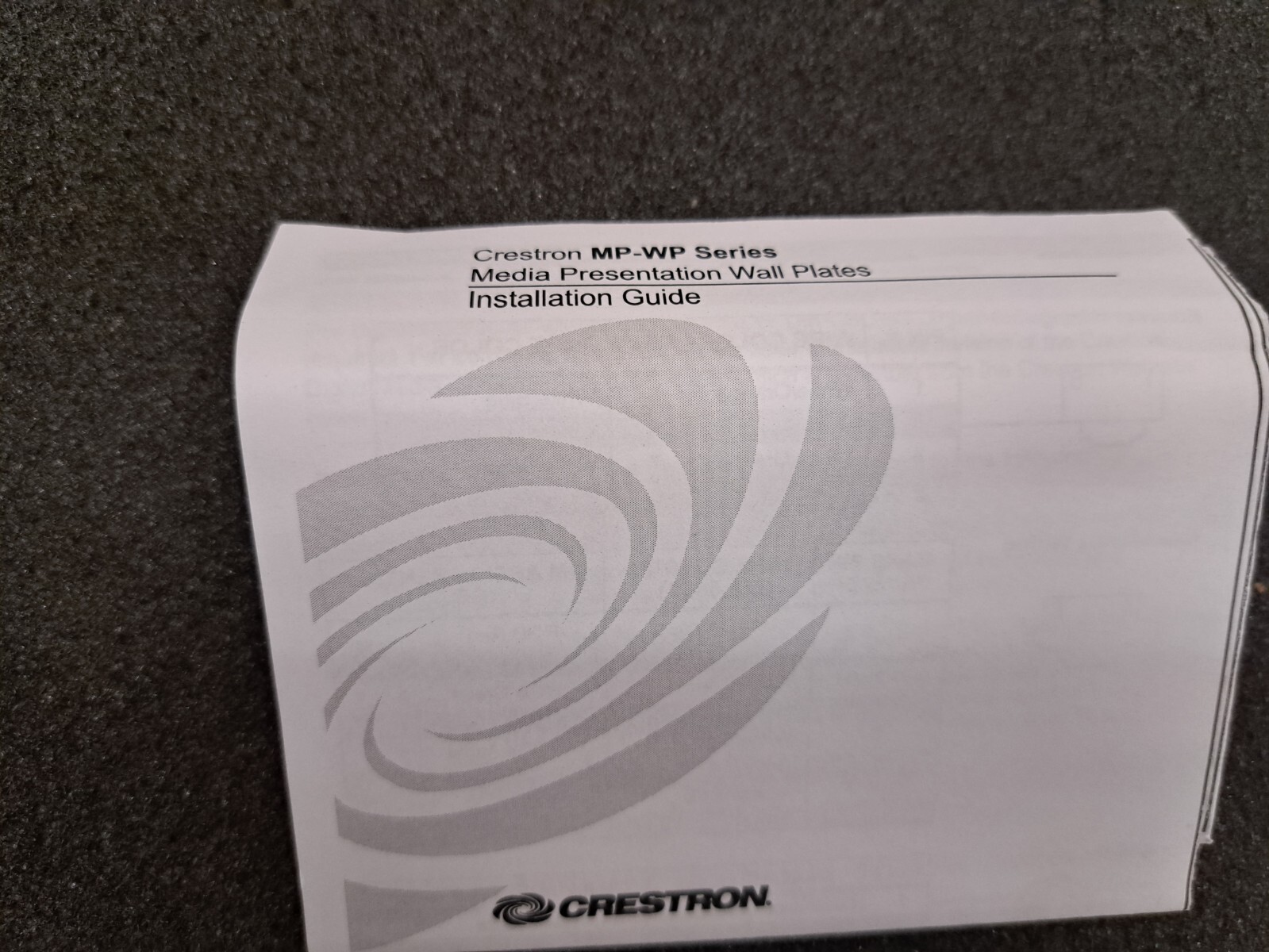 New, Crestron, MP-WP152-W, Media Presentation Wall Plate HDMI