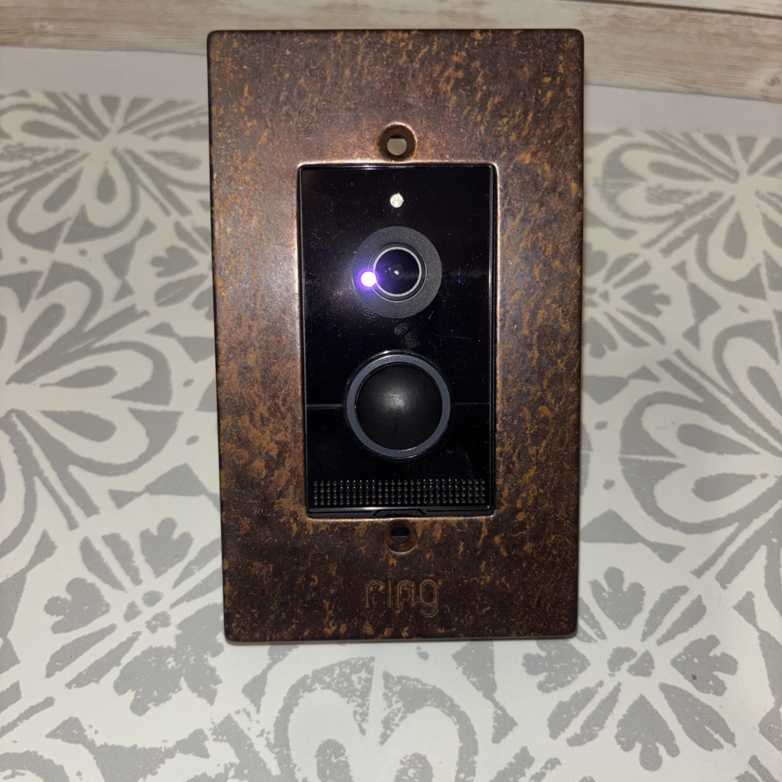 Rocky Mountain Hardware SILICON BRONZE RUST Faceplate For Ring Doorbell Elite