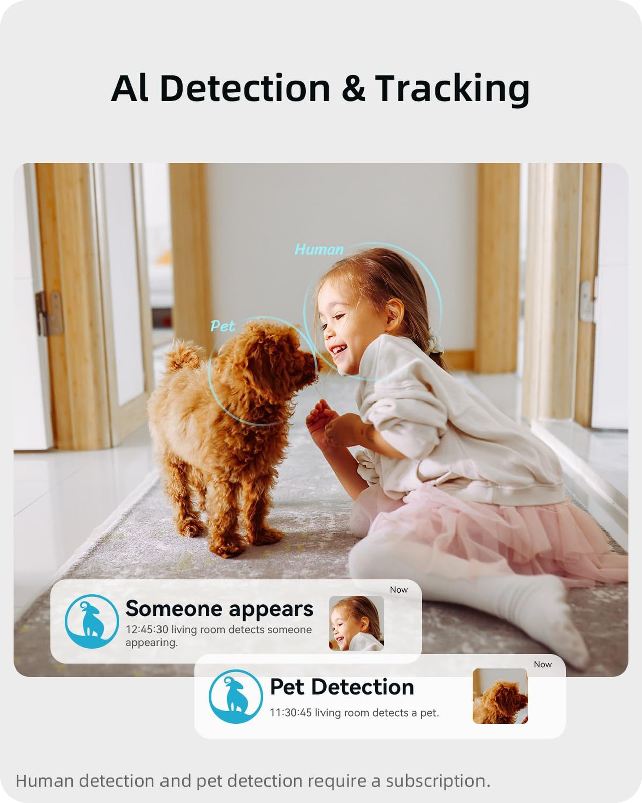 Security Camera 2K IR Night Vision Motion Tracking Phone App Smart Alexa Google