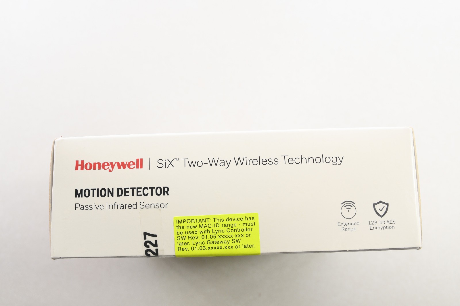 New Honeywell SIXPIR Motion Detector SiX Two-Way Wireless Technology