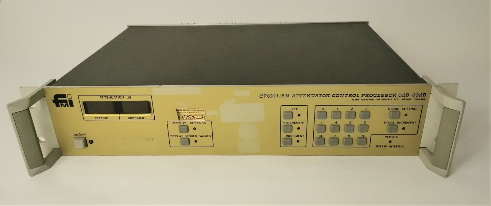 FMI CP 8241/AN control processor 0-60dB hs