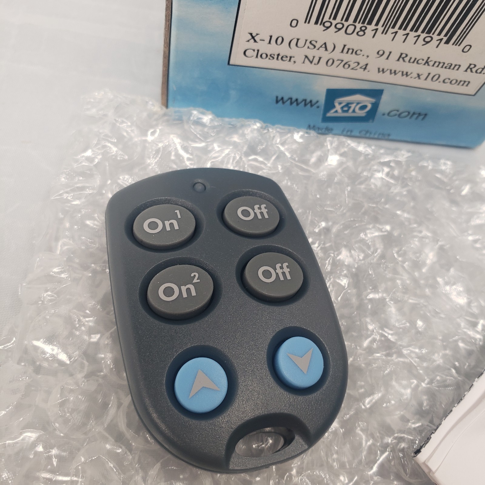 X10 2 Unit SlimFire Remote Controller KR19A – Key Chain Remote