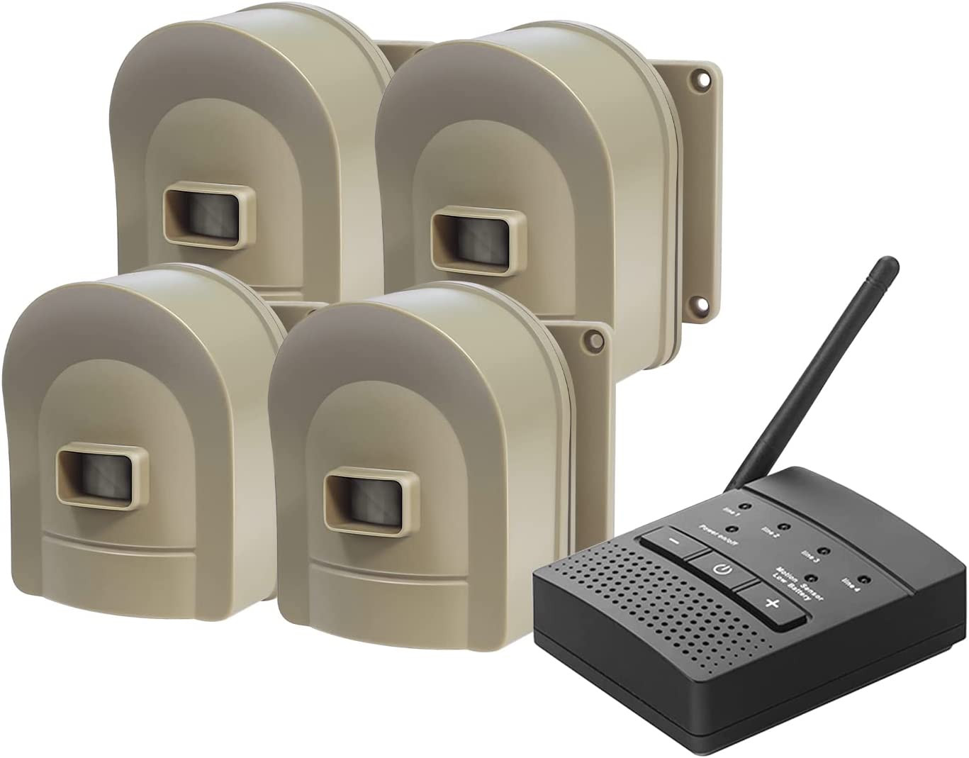 1/2 Mile Driveway Alarm Sensors Wireless Alert Protection Motion Sensor Detector