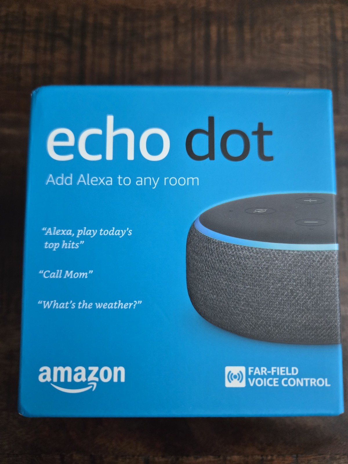 Amazon Echo Dot (3rd Generation) Smart Speaker NEW In SEALED BOX- Charcoal