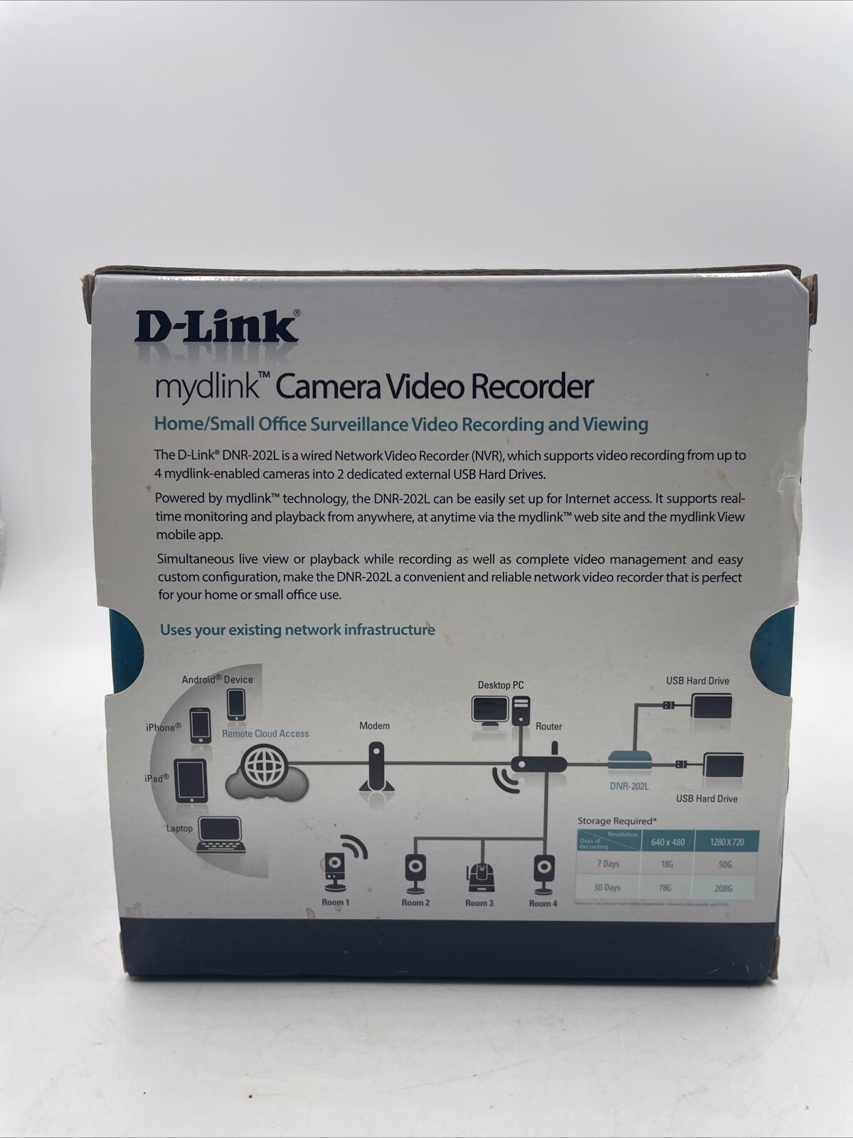 DNR-202L D-Link Camera Video Recorder mydlink-Enabled Wi-Fi Cloud Hub