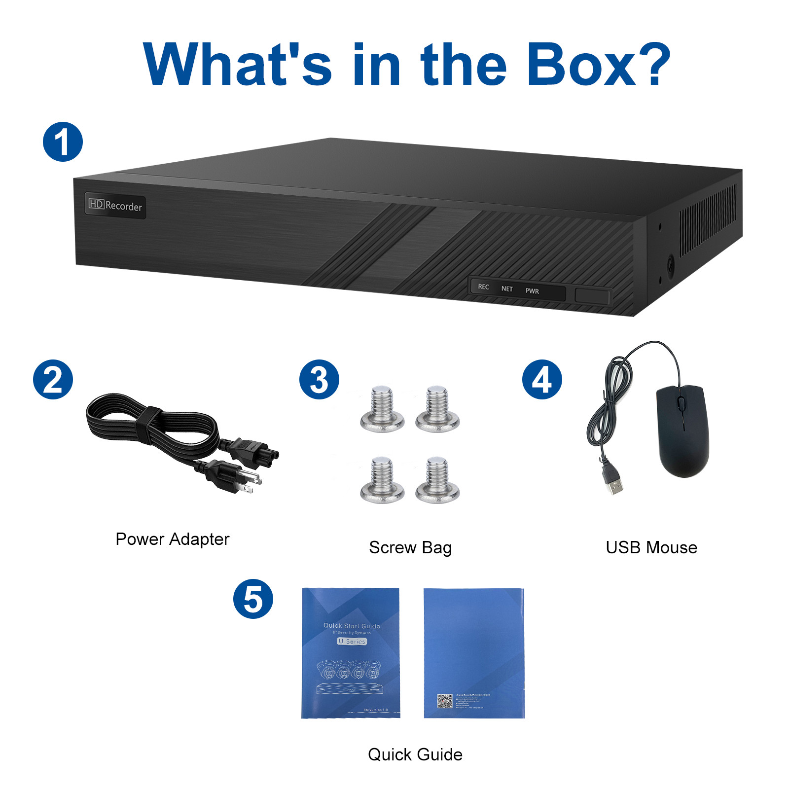 Anpviz 8CH PoE NVR for Home Security Camera System, Support 8MP/3K PoE Camera