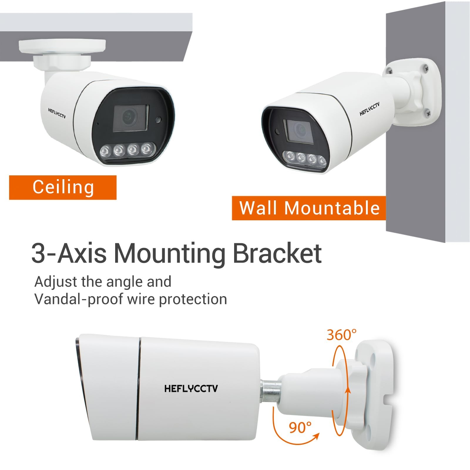 1080P Bullet Security Camera 2MP 4 in 1 TVI/CVI/AHD/CVBS Analog CCTV Wired Su…
