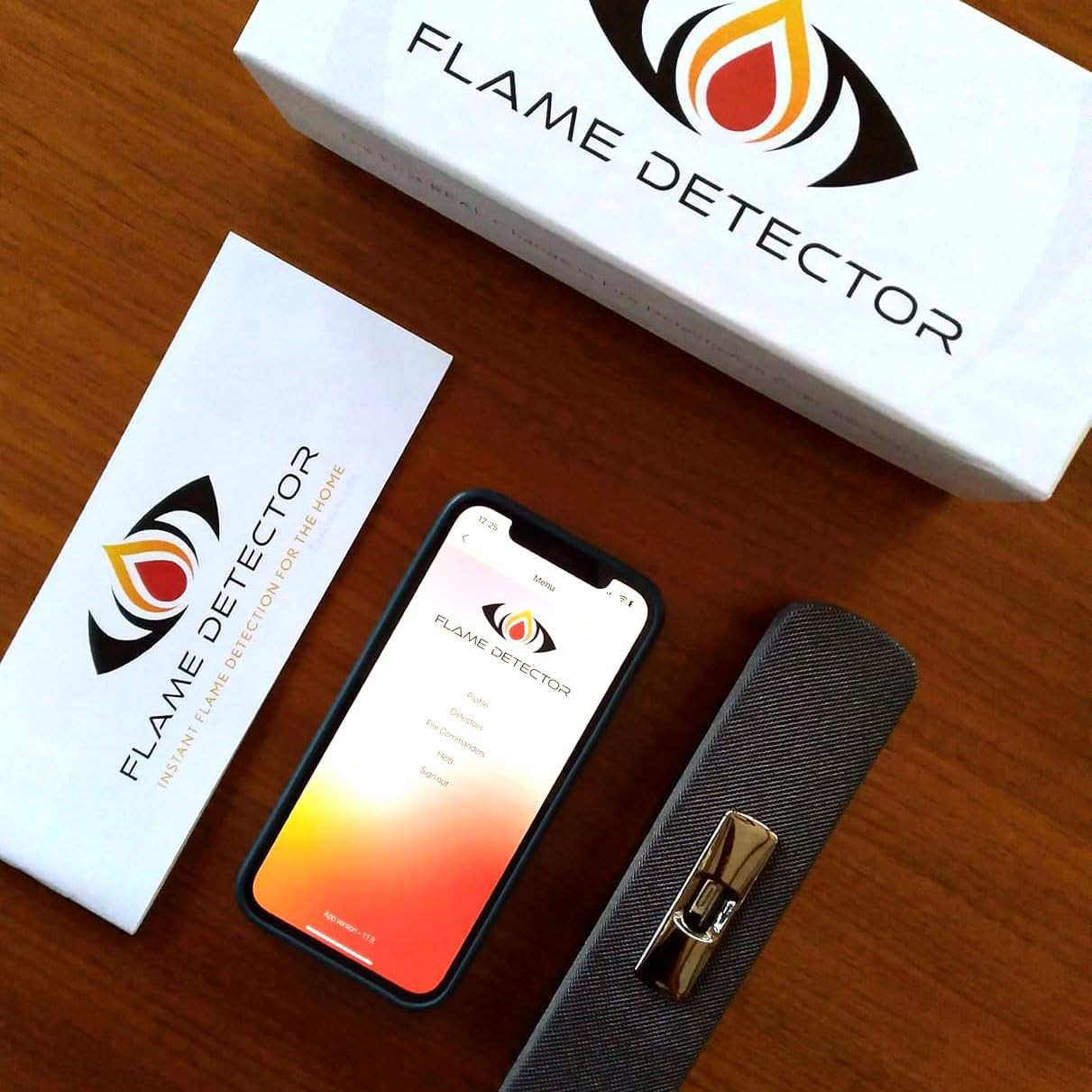 Smart Flame Detector: Alerts Your Phone with Location on Android & iOS