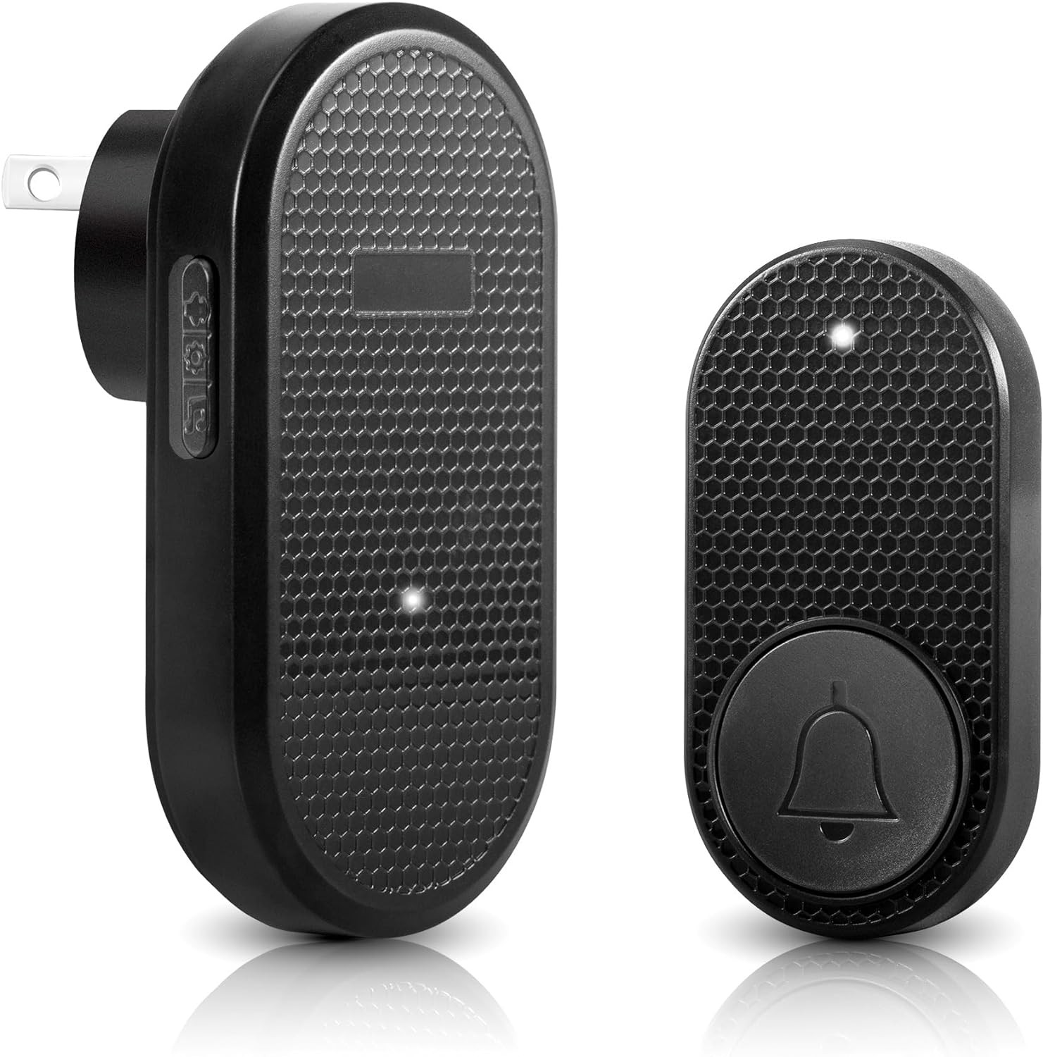 KERUI Wireless Doorbell Chimes 4 Volume Levels Receiver Long Range Remote Button