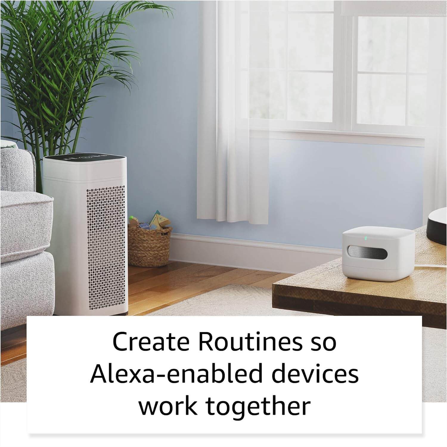 Monitor inteligente de calidad del aire, funciona con Alexa. NUEVO