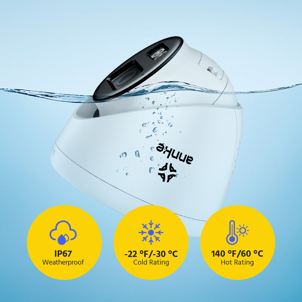ANNKE 4K POE AI Color Night Vision Security Camera Two Way Audio Human Detection