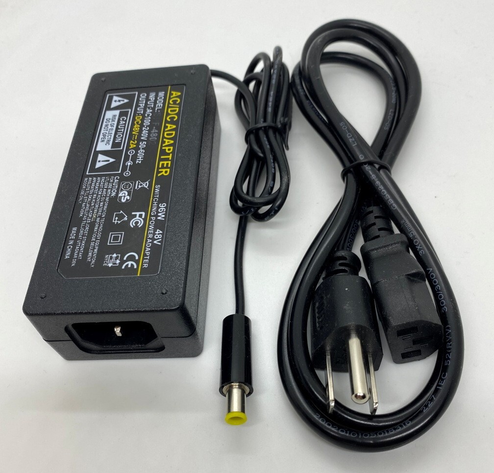 48V Power Supply Adapter for ZOSI 8UC-1804W4-20-US-A4 NVR Video Recorder
