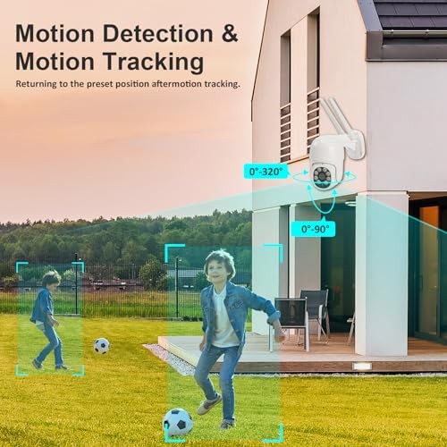 1080P Security Camera Outdoor Wired/Wireless Starlight Color Night Vision