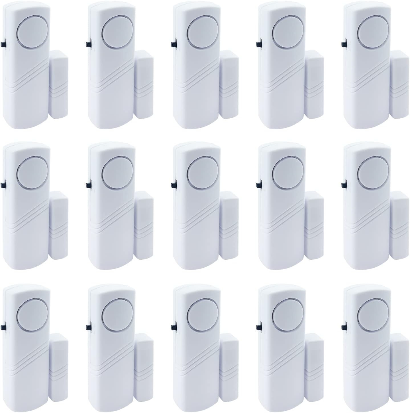 Wireless 90dB Door & Window Security Alarms – 15 Pack for Peace of Mind