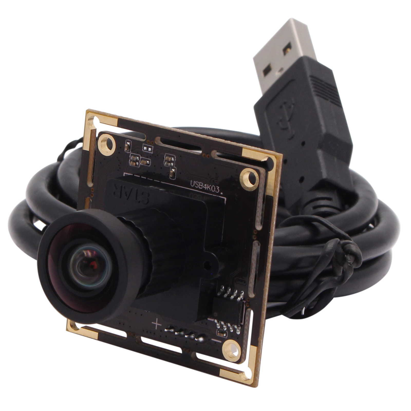 ELP 4K USB Camera 30fp CMOS IMX415 Wide Angle Webcam with 170degree Fisheye Lens