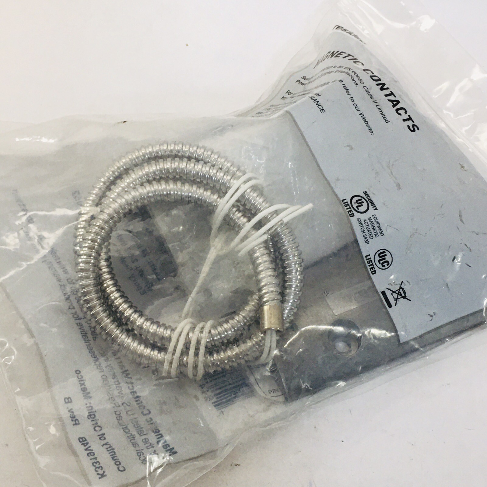 RESIDEO #958 OVERHEAD DOOR CONTACT W ADJUSTABLE MAGNET
