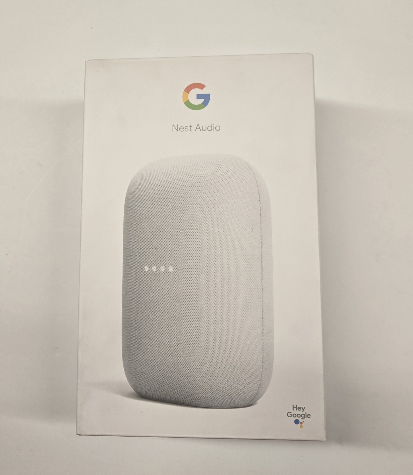 Google Nest Audio Smart Speaker Voice Assistant Chalk Light Gray