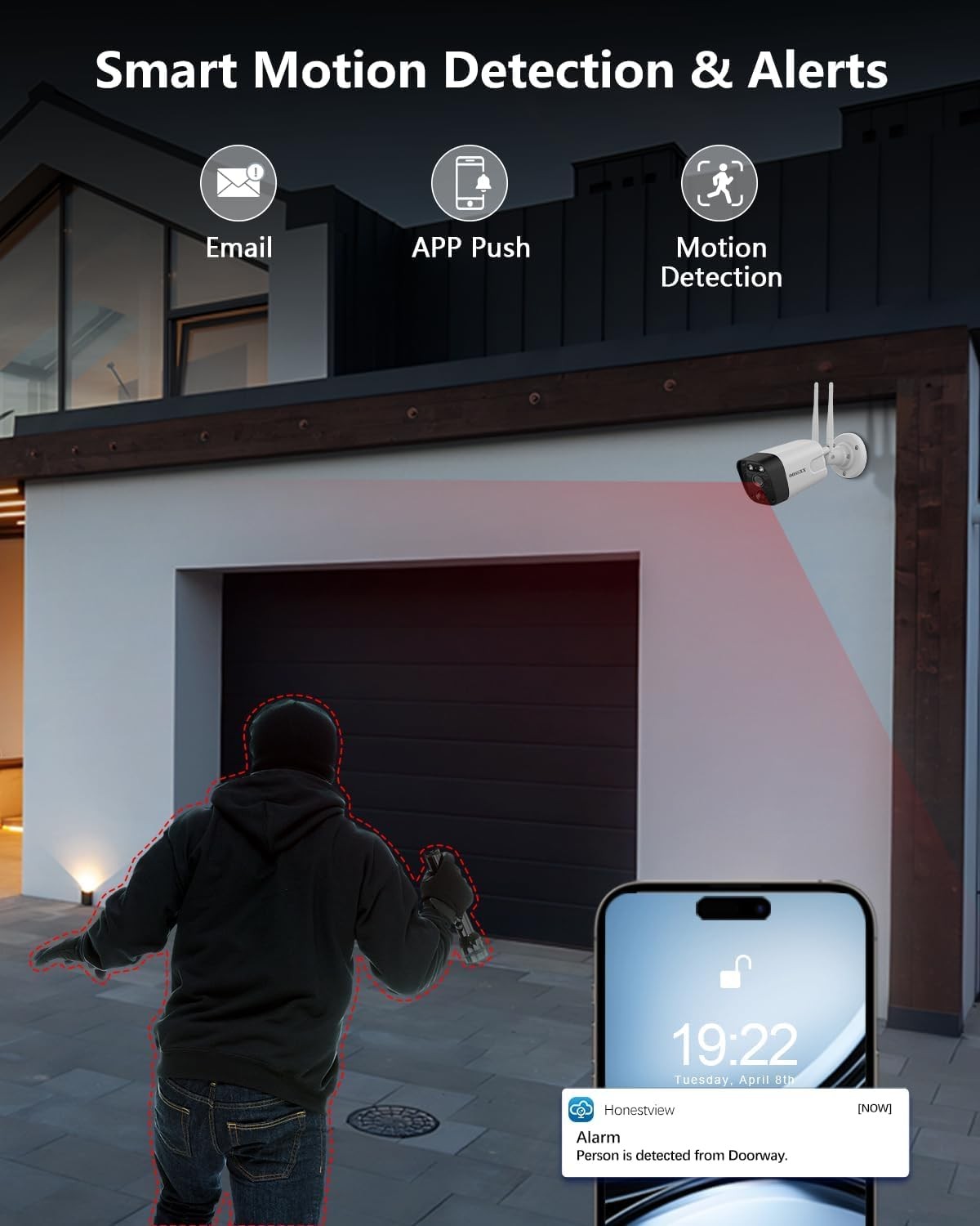 (2026 Update) Wireless WiFi Outdoor Security Camera System with Dual Antenna …