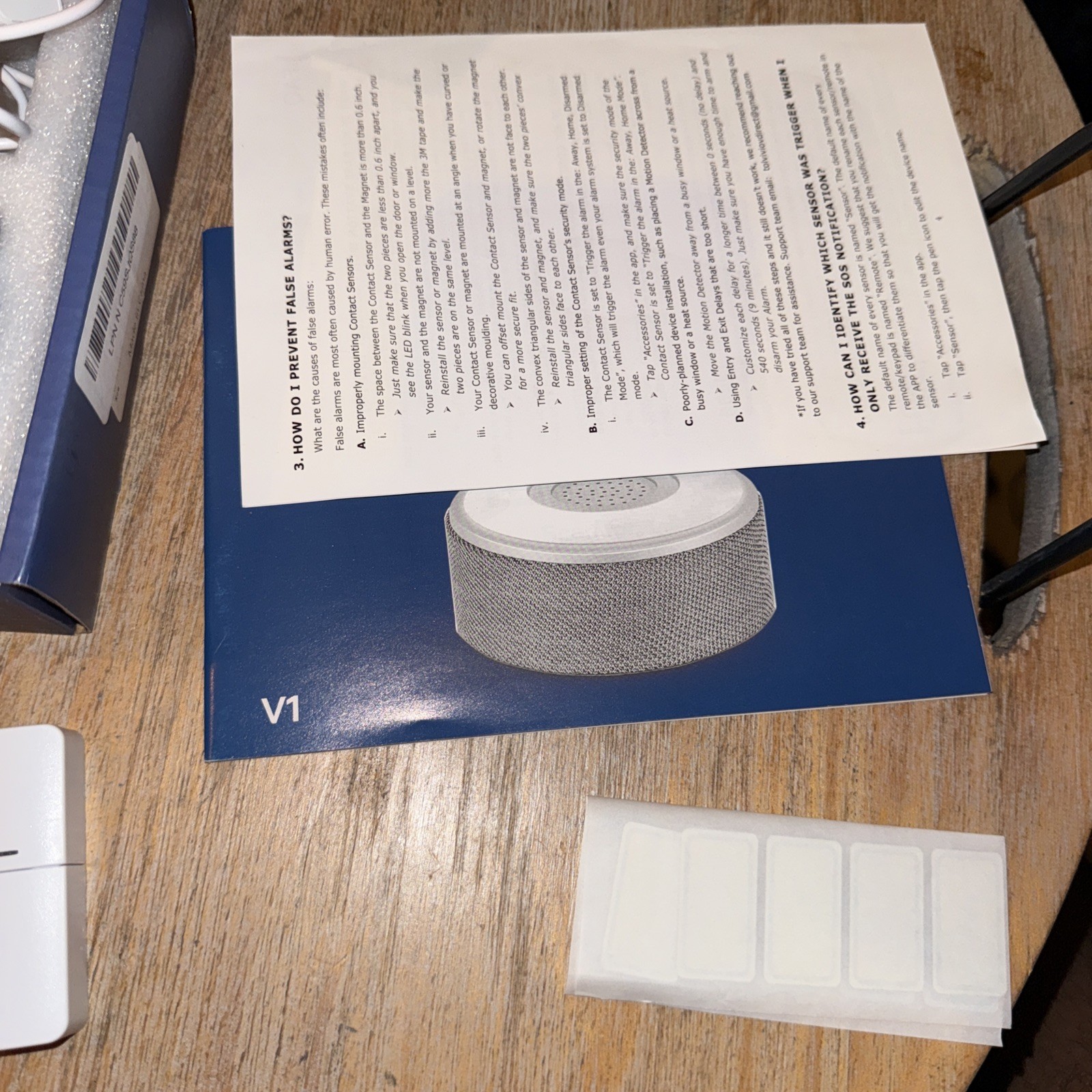 tolviviov WiFi Door Alarm System, 8-Piece Wireless Smart Home Security Kit