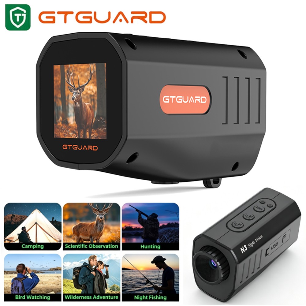 GTGUARD N3 Night Vision Monocular 5X Zoom For Farm Garden Hunting Surveillance