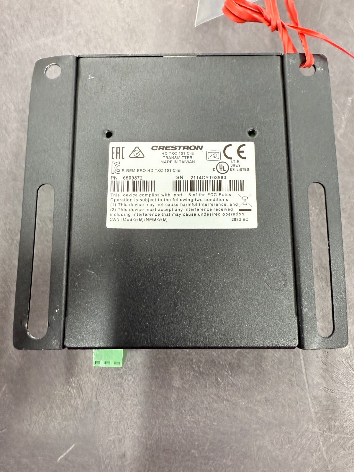 Crestron HD-TXC-101-C-E DM Lite Transmitter for HDMI IR RS-232 6509872